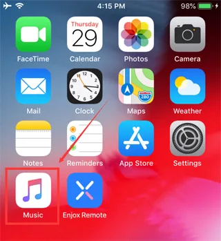 Synchronizacja muzyki z iPhone'em dla Enjox (krok 5)