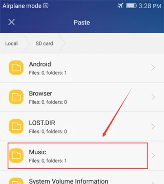 Synchronizacja muzyki z zabawką Enjox na Androidzie (krok 1)